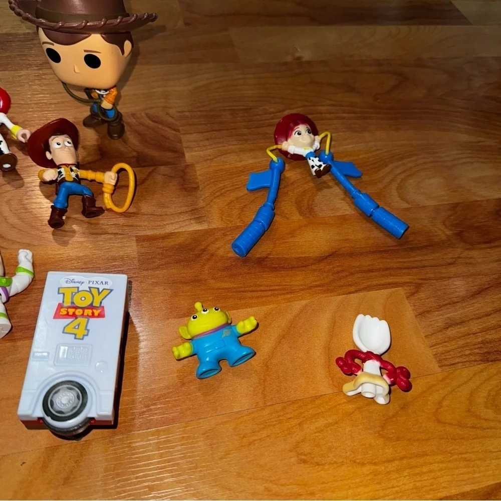 McDonalds Happy Meal Toys Toy Story 4 Disney Pixar Figures + Woody Funko Pop